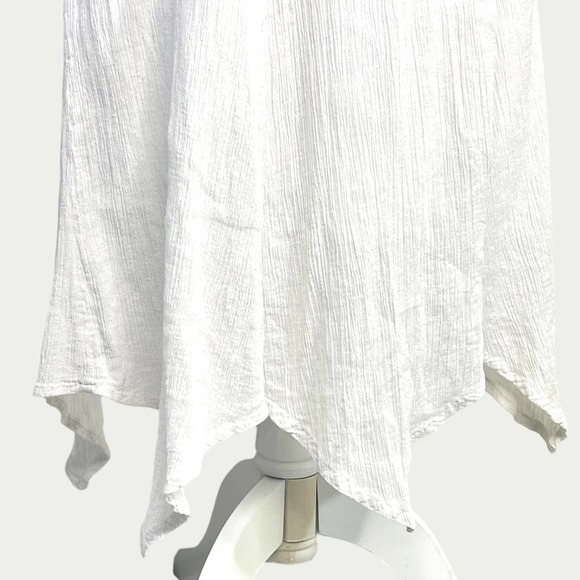 Signature by Sangria White Asymmetrical Halter Neck Sequin Maxi Dress Sz 10 - Picture 8 of 16